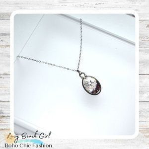 Hand Painted Pendant Necklace